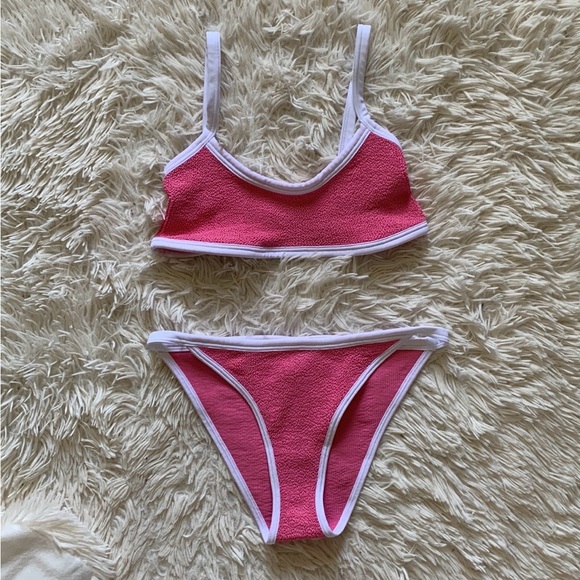 NWT Hunza g Tyler bikini set in candy pink - Picture 6 of 9
